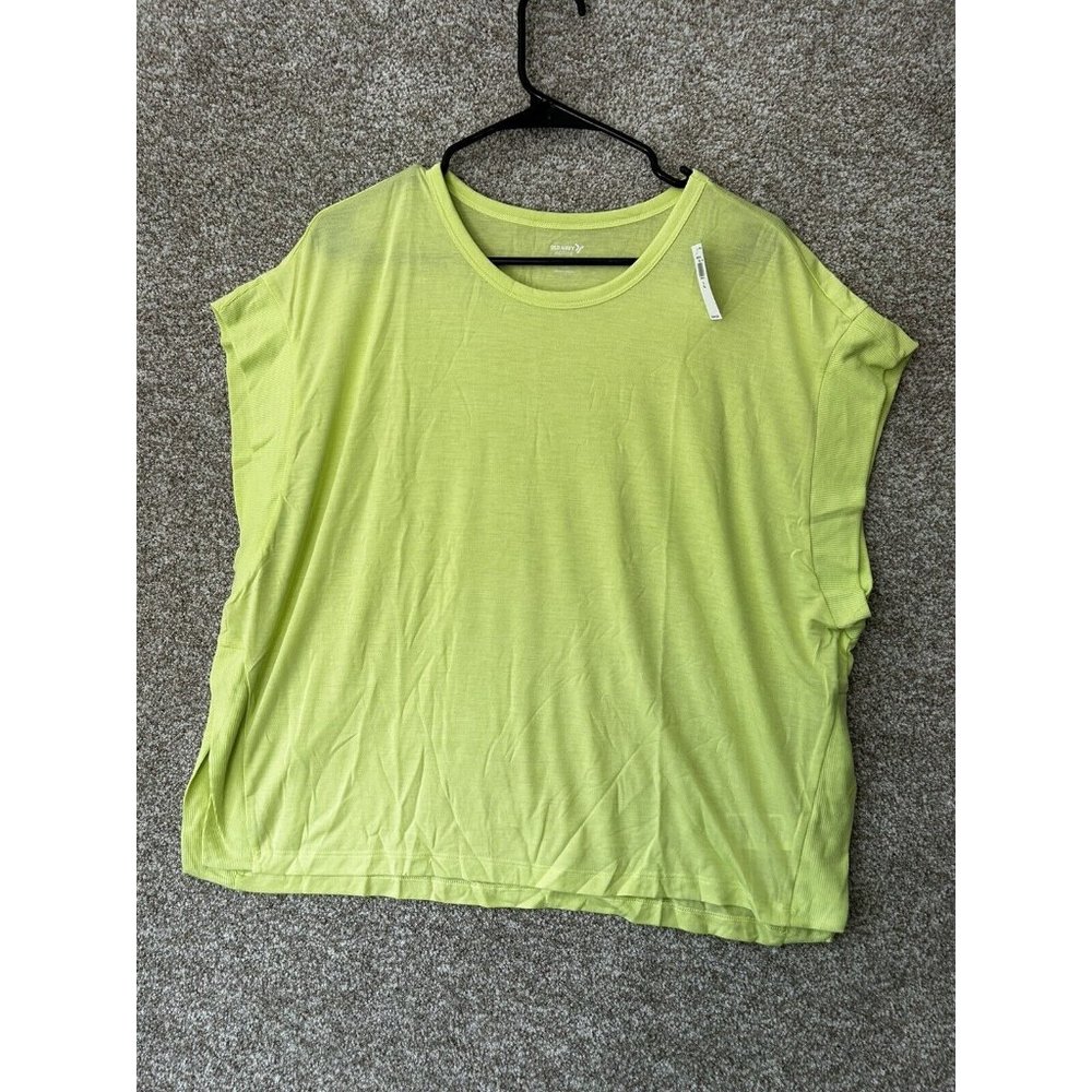 Old Navy Active Ultralite Sleeveless Dolman Top Shirt In Green Size XL Tall